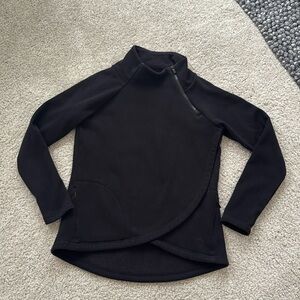 Athleta Zip Fleece Pullover Sweatshirt